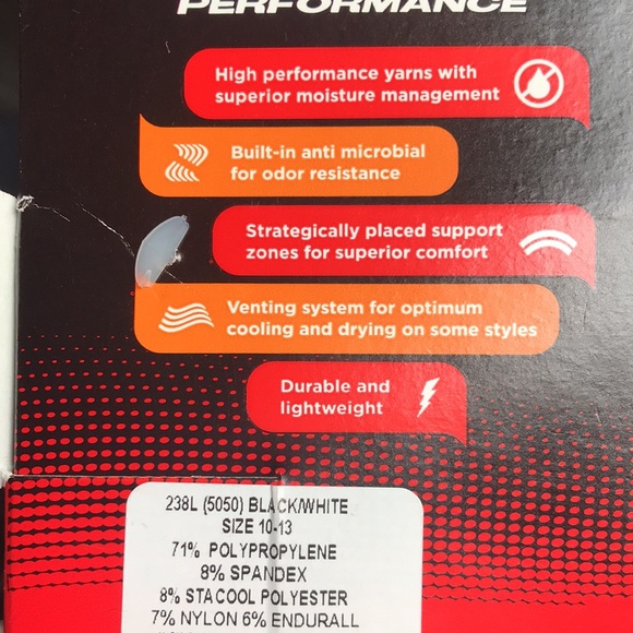 🚨B2G1 New PRO FEET Black White Performance Socks - Picture 4 of 4